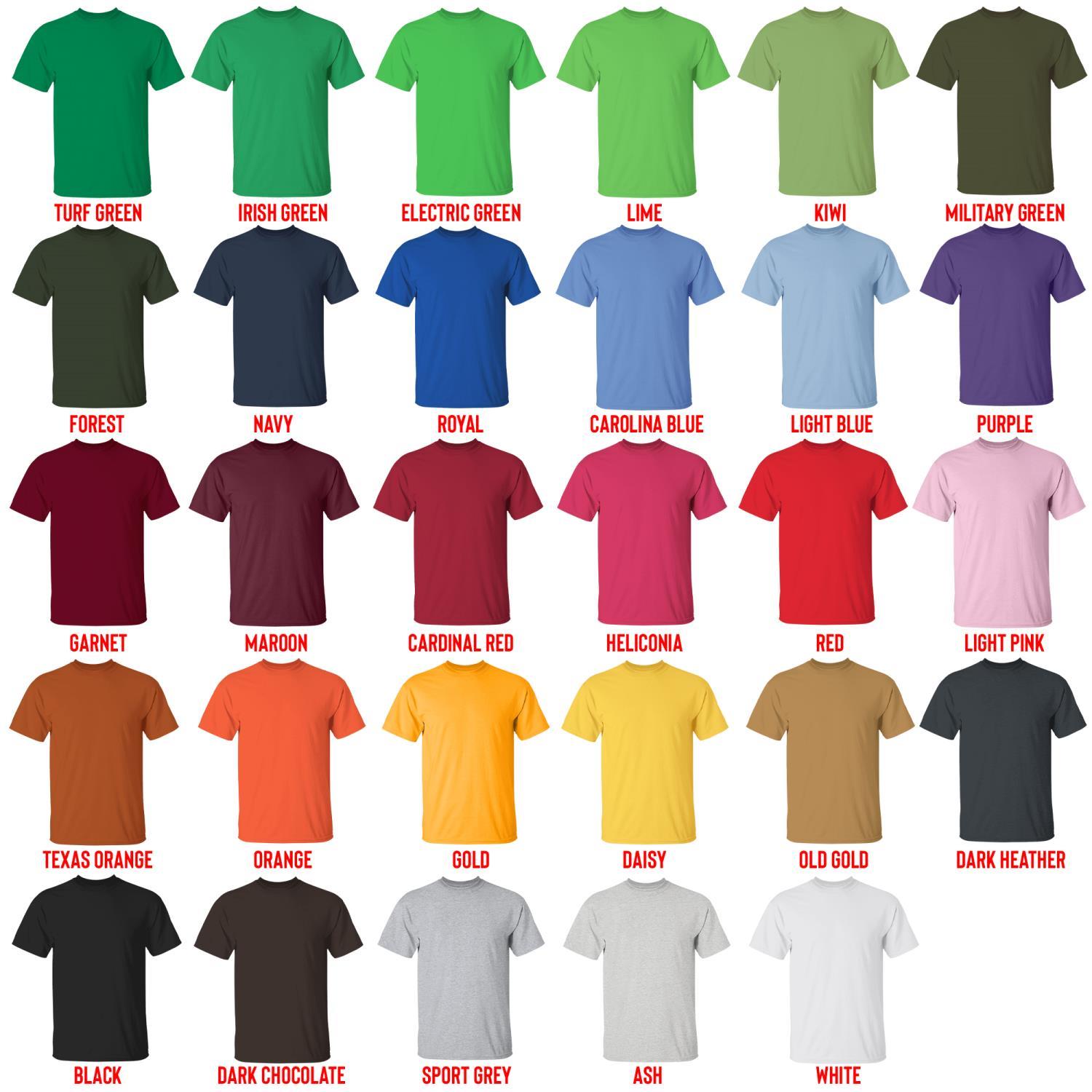 t shirt color chart - Assassination Classroom Store