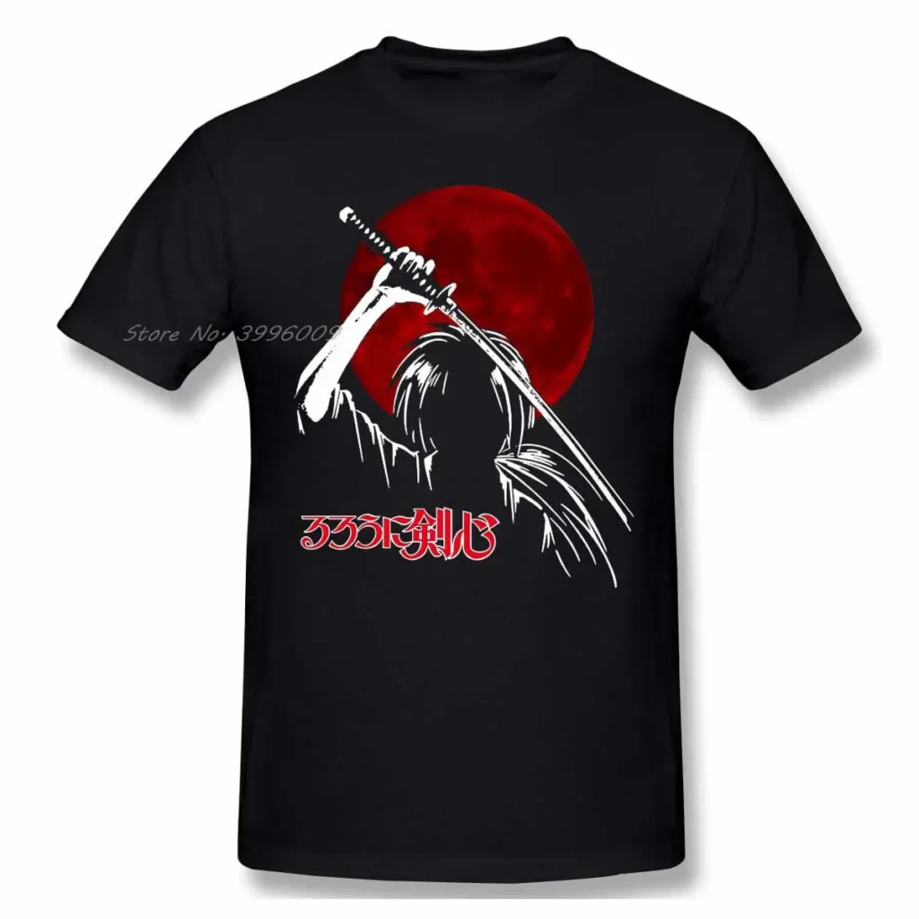 High Quality O Neck 100 Cotton Trending Battosai The Assassin T shirt Rurouni Kenshin sleeve short - Assassination Classroom Store