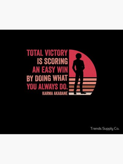 Karma Akabane Quote Tapestry Official Assassination Classroom Merch