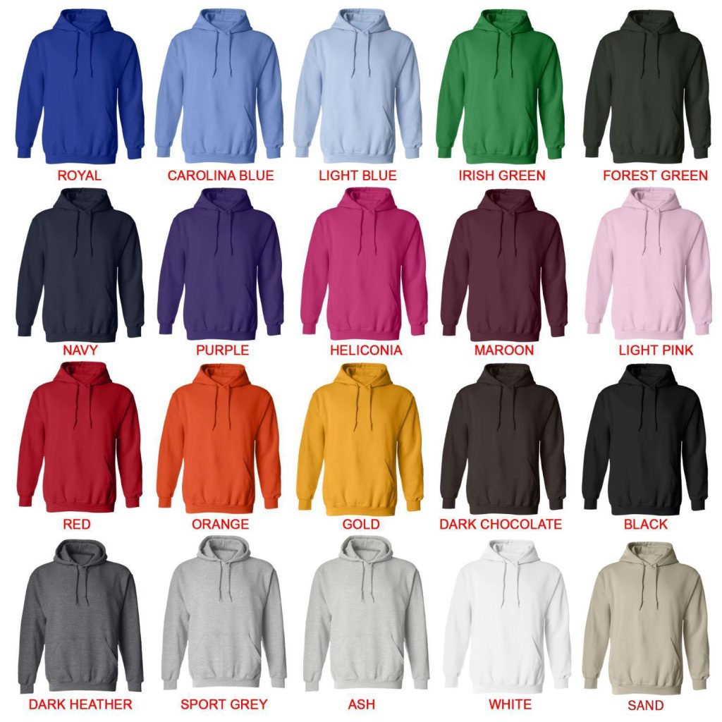 hoodie color chart - Assassination Classroom Store