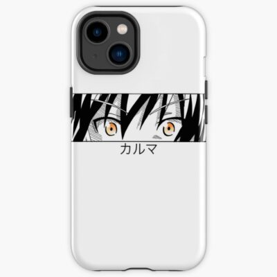 Anime Assassination Classroom Karma Eyes Red With Japanese Writing Iphone Case Official Assassination Classroom Merch