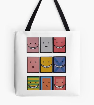 Assassination Classroom ! Koro Sensei All Faces Tote Bag Official Assassination Classroom Merch