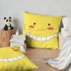 Koro Sensei Assassination Classroom , Korosensei Face Throw Pillow Official Assassination Classroom Merch