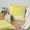  That Endearing Character. That Big Yellow Octopus From Assassination Classroom. Throw Pillow Official Assassination Classroom Merch