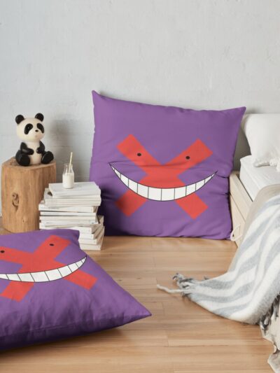 Assassination Classroom Mistake Mood Throw Pillow Official Assassination Classroom Merch