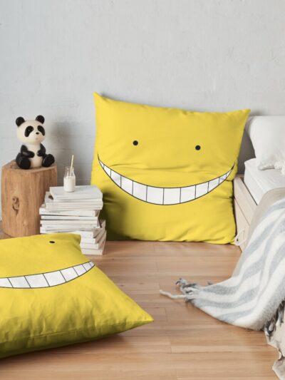 Assassination Classroom Throw Pillow Official Assassination Classroom Merch