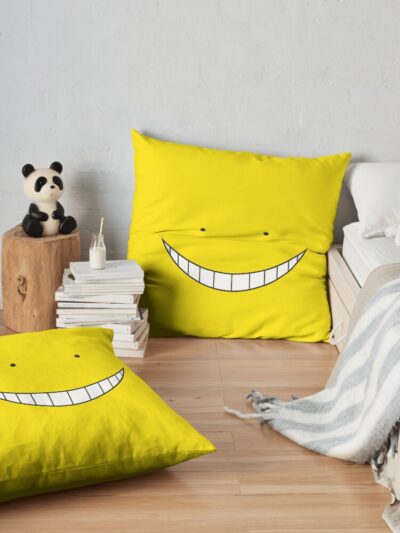 Koro Sensei Throw Pillow Official Assassination Classroom Merch