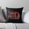 Karma Akabane Quote Throw Pillow Official Assassination Classroom Merch