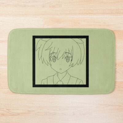 Nagisa Shiota - Assassination Classroom (Black Outline) Bath Mat Official Assassination Classroom Merch