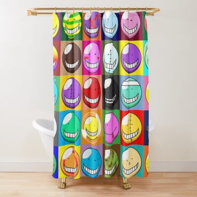 Teacher Assassination Classroom Shower Curtain Official Assassination Classroom Merch