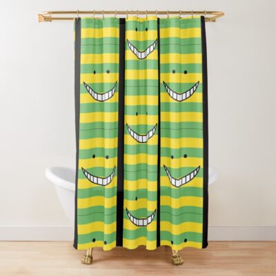 Assassination Classroom Koro Sensei Shower Curtain Official Assassination Classroom Merch