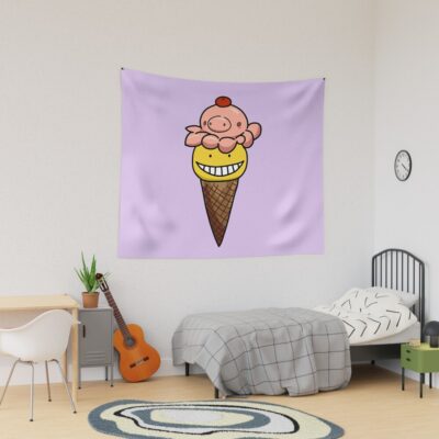 Koro Sensei Ice Cream Tapestry Official Assassination Classroom Merch