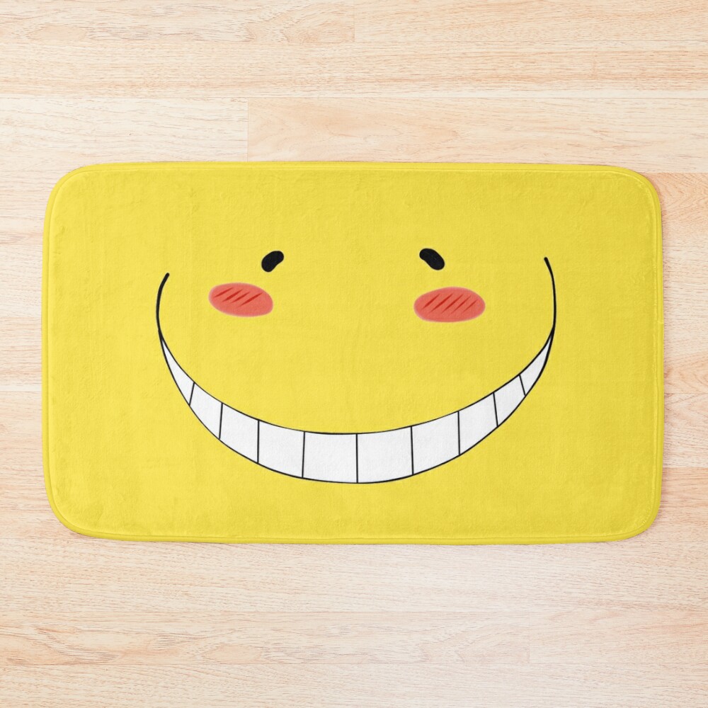 Assassination Classroom Koro Sensei Face Bath Mat - Assassination Classroom Store