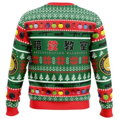 Santa Koro Sensei Assassination Classroom Ugly Christmas Sweater Assassination Classroom Store