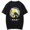 kf S673c17cf177a45c88993ebc310fada44w Japan Assassination Classroom Korosensei Anime Pattern Short Sleeve Top Men Fashion Vintage T shirt Female Black - Assassination Classroom Store