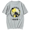 kf Sfdf346002e16476a9dccfc511c60ab66S Japan Assassination Classroom Korosensei Anime Pattern Short Sleeve Top Men Fashion Vintage T shirt Female Black - Assassination Classroom Store